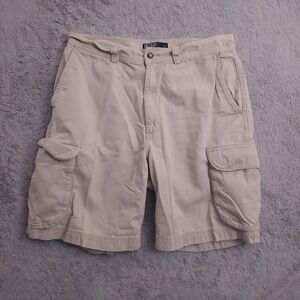 Polo Ralph Lauren Shorts Mens 34 Cargo Heavyweight Cotton Canvas Outdoor Safari